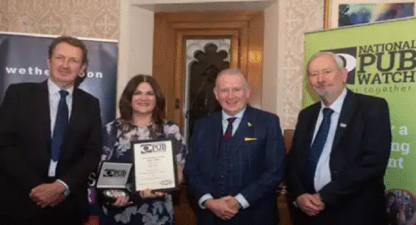 National Pubwatch has awarded Rita King with an Award of Merit in recognition of her professionalism and commitment in the pub industry.